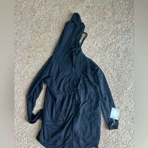 a:glow Maternity Black Hooded Sweatshirt